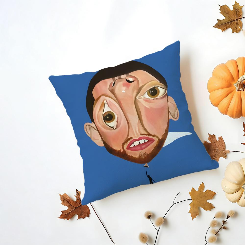 Fashion Handsom Charming MMac MillerS Cushion Cover Washable Linen Pillowcase Soft for Daily Sofa Bed Home Room Decor