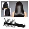 Anti-knotting Wet Hair Comb with Grooved Handle Fine Wide Teeth Anti-static Detangling Comb Short Long Thin Thick Hair Detangler Styling Comb