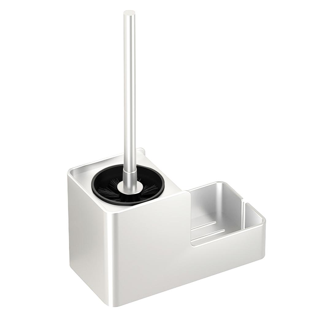 1 шт., щетка для унитаза, держатель для унитаза, аксессуары для ванной комнаты, креативный настенный держатель из алюминиевого сплава, щетка для унитаза, набор держателей для щетки для унитаза