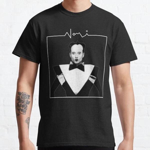 Klaus nomi black Классический Рождественский Подарок Футболка S-3XL Сделано в США