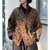Woman Autumn Chinese Style Vintage Retro Print Personality Coat Fashion Loose V-Neck Casual Coat