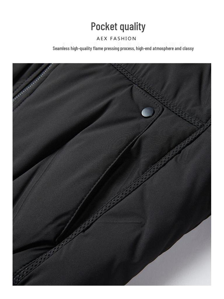 Мужская модная утолщенная зимняя хлопковая куртка - Молодежная повседневная куртка на все случаи жизни