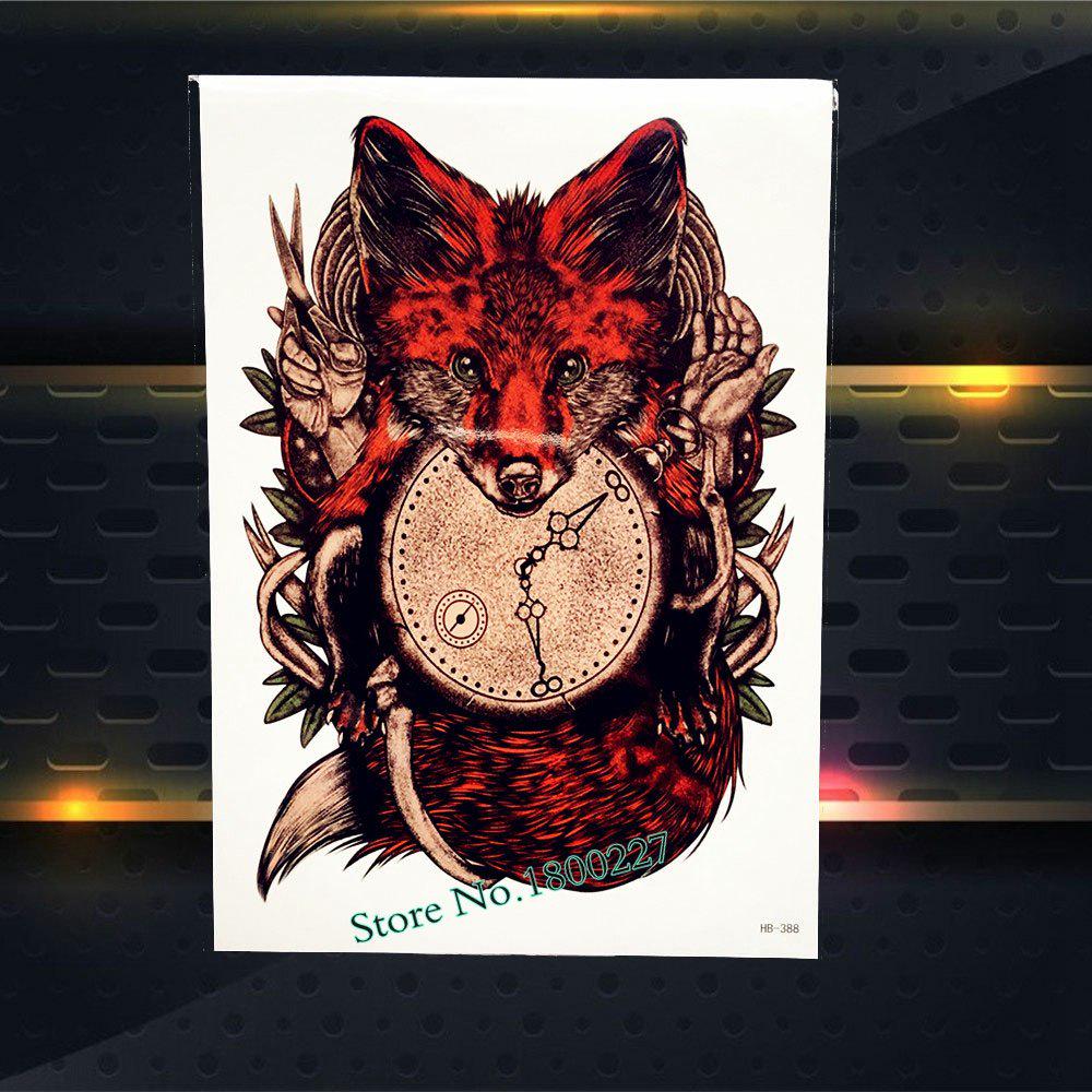 1PC Black Dragon Jurassic Dinosaur Temporary Tattoo Stickers Body Art ARm Waterproof