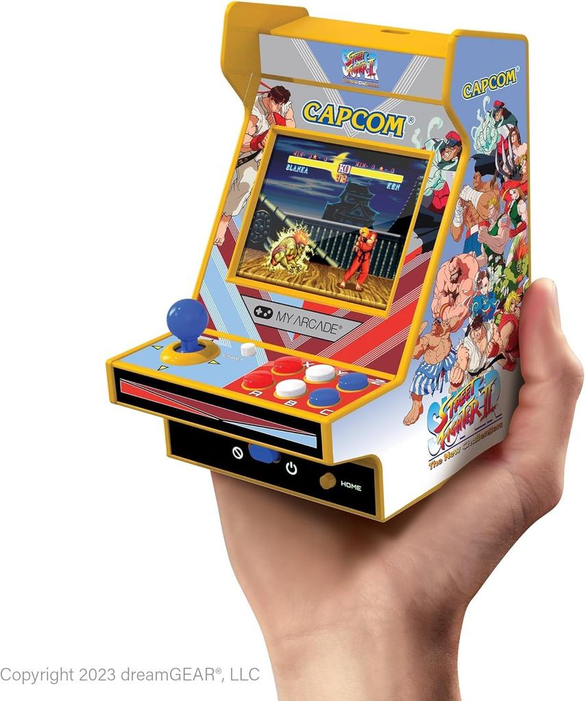 Мой Arcade Super Street Fighter II Nano Player Портативный ретро-аркадный (2 игры в 1)