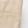Used JIL SANDER Flat Shopper Square Tote Bag canvas leather Beige Black Used Women