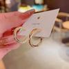 Серьги-иглочки из серебра 925 пробы в корейском стиле в стиле минимализма для женщин — модные, простые и стильные