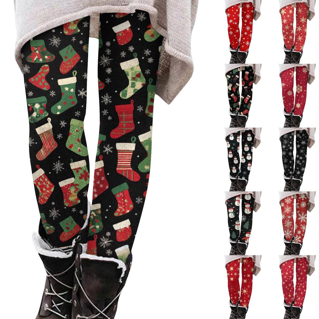 Женские брюки с принтом, эластичные мягкие хлопковые леггинсы, повседневная домашняя пижама