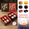 Japanese Style Bento Boxes Resin Japanese Eel Box Healthy Meal Prep Food Container Rice Sushi Catering Snack  Lunch Box With Lid