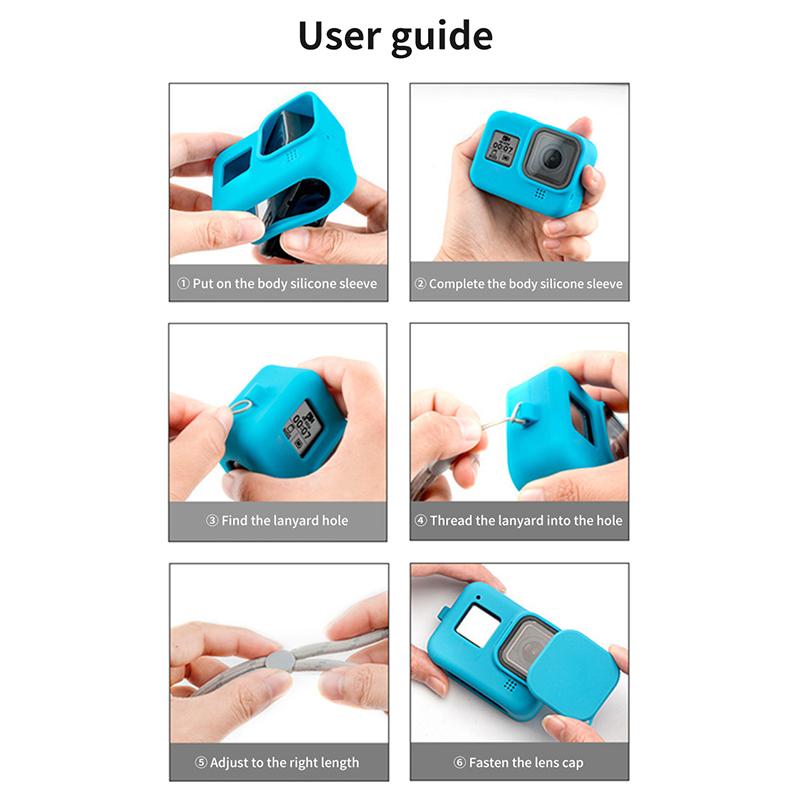 Для Hero 9 10 11 12 черный чехол для аксессуаров защитный мягкий стандартный корпус резиновый силиконовый чехол протектор для Hero