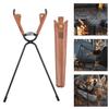 Уличные щипцы для камина с рукояткой из искусственной кожи, углеродистая сталь, нержавеющие