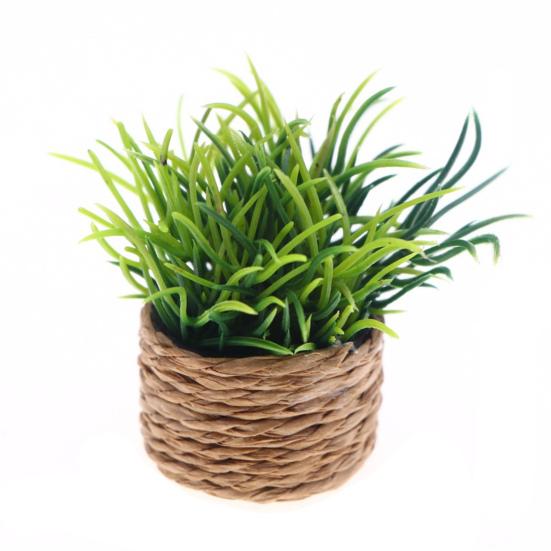 Миниатюрные растения бонсай, аксессуары, горшечные растения, декор, искусственные зеленые растения для кукольных домиков, настольная полка, мини-украшения для дома, мини-горшки для бонсай