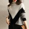 Autumn Turtleneck Base Sweater for Women Winter New Long Sleeve Casual Pullover Knitwears Tops Office Lady Elegant Slim Soft Knitted Sweaters 25306