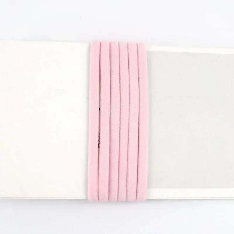 5/10/20 метров Эластичная лента 3/5 мм Цветной полиамидный шнур Декор Резиновая лента Масляное ядро Кольцо для волос Эластичные шнуры Швейные принадлежности