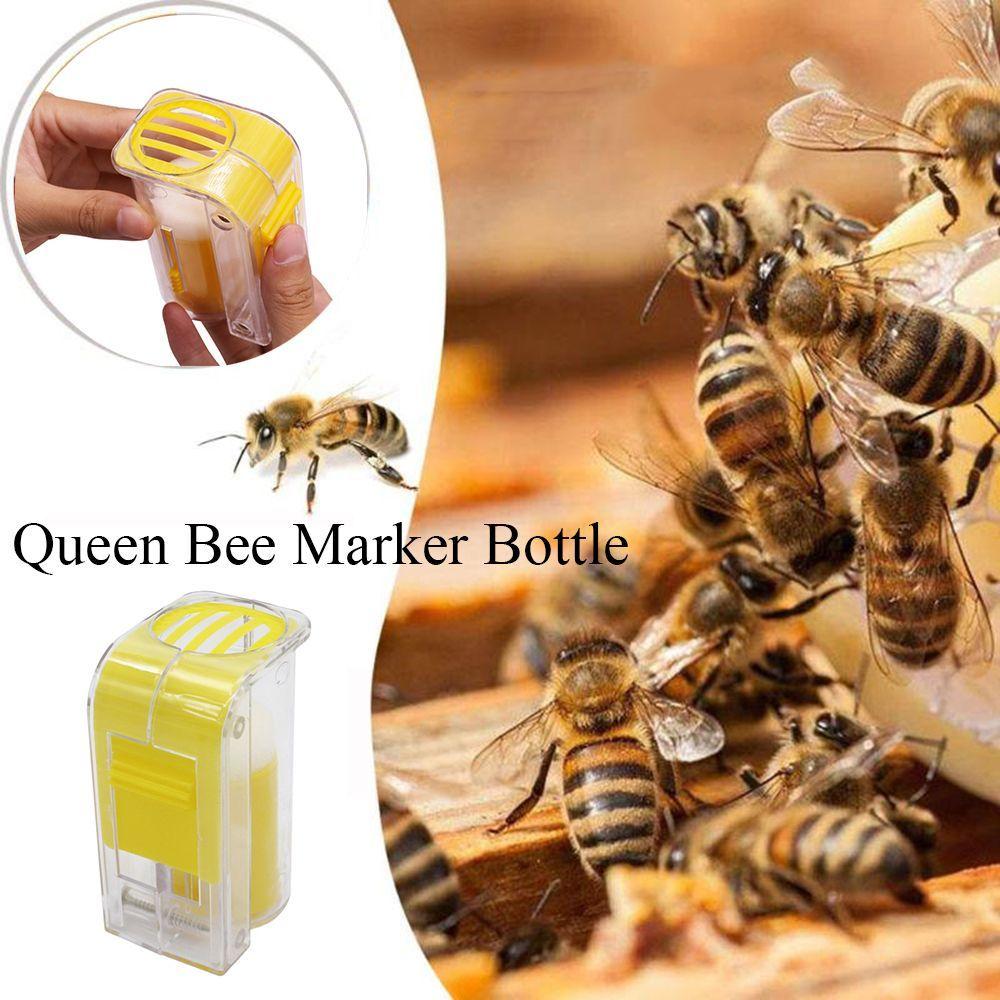 Beekeeper One Handed Plastic Bee Queen Marking Catcher Queen Bee Cage Marker Bottle