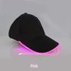 Simplicity Punk Style Baseball Hat Luminous Cap Tourism Headwear Fashion Bright Snapback LED Light