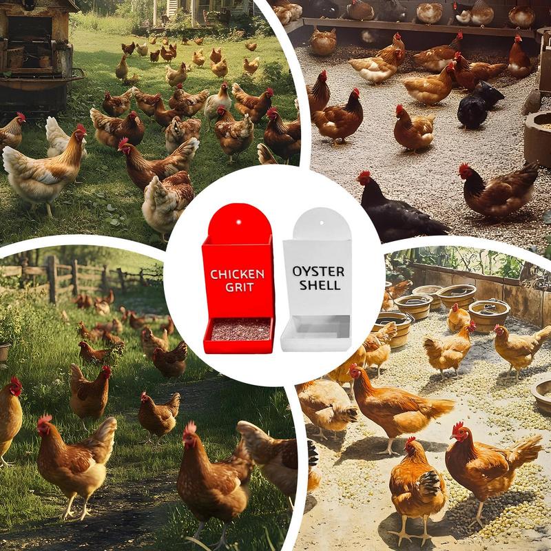 Кормушки для кур Без отходов Кормушка-корыто для кур Погодоустойчивое корыто для курятника Для фермы, заднего двора, улицы, помещения, ухода за домашним скотом