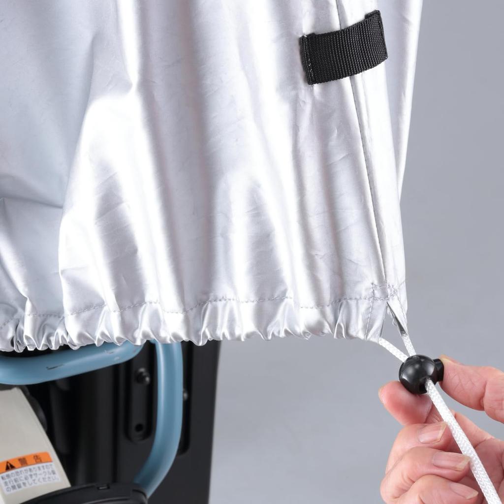 Bicycle Cycle Cover Half Long Silver Keia+ KW-373SL