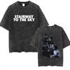 Zayn Startway To The Sky Tour Винтажные потертые футболки Мужская мода Короткие рукава Унисекс Уличная одежда топы