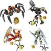 DIY Biochemical Warrior Master Domestic Building Blocks Skeleton Spider King Mech Assembly Combination toys for children gifts