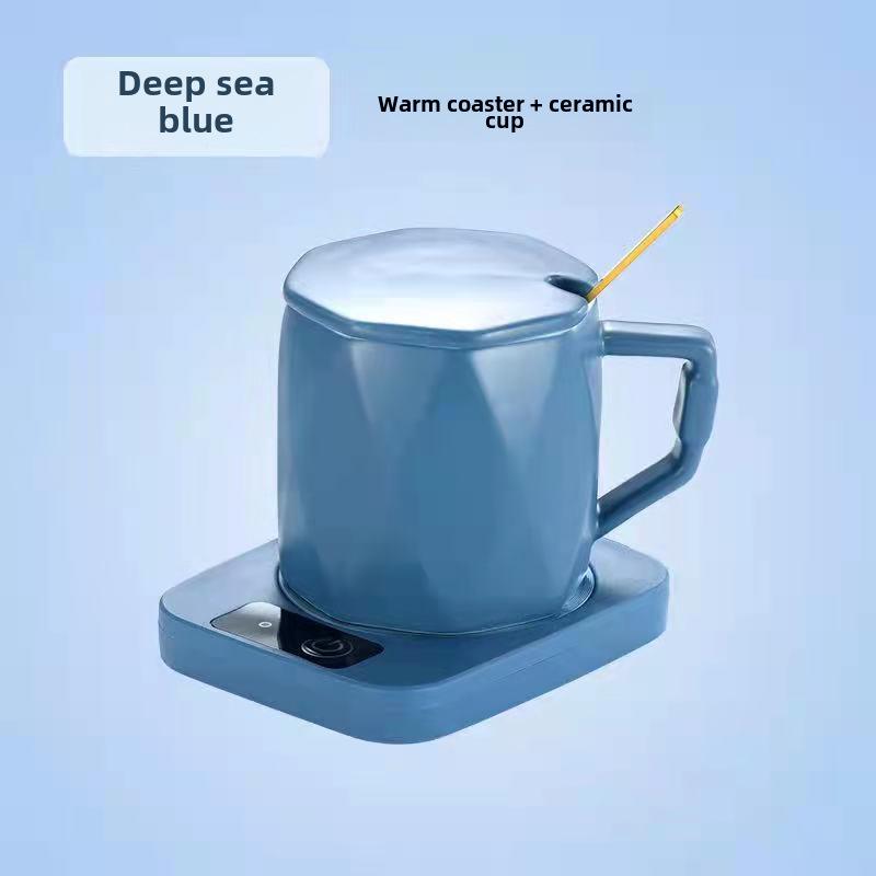 Подогреваемая подставка для кружки в офисе – зимний подарок с постоянной температурой