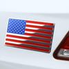 2Pcs Car 3D Metal USA Flag Stickers American Decals Trim Body Emblem Accessories