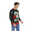 2025 Autumn Christmas Snowflake Digital Print Couple Sweatshirt - Round Neck Fashion Apparel