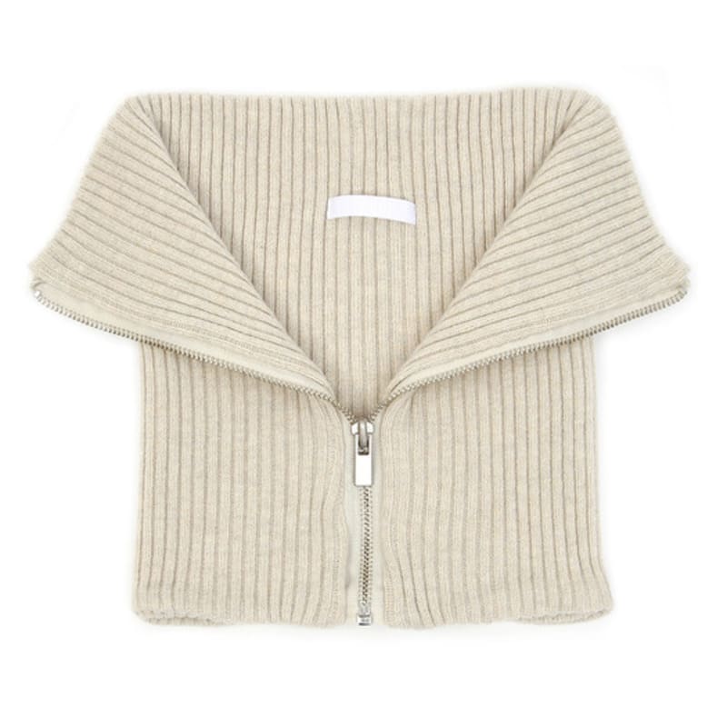 UNDERCONTROL STUDIO LONG NECK GAITER / CASH mix / RIB / ST BEIGE