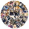 50 водостойких японских аниме K-On! Наклейки для журналов, блокнотов и бутылок для воды