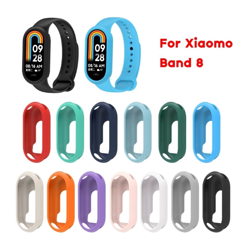 Защитный чехол для умных часов Mi-Band 8, легкий, прочный, мягкий корпус, защитная оболочка, ударопрочная силиконовая крышка