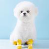 4Pcs/Set Cartoon Cute Pet Silicone Rain Boot Portable Dog Shoes Anti Slip Waterproof Foot Cover Outdoor Pet Paw Protector