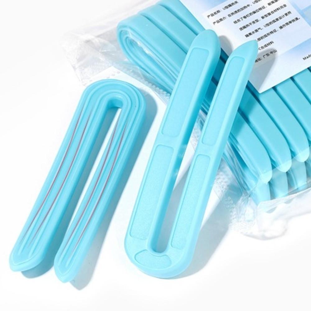 12Pcs High Temperature Salon Hair Volume Clips U-shaped Barber Perm Hair Pad Home