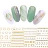 Nail Sticker Geometry Shape Eco-Friendly Nail Tools