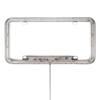 Universal 54 LED 12V Lighting Acrylic Plastic License Plate Cover Frame Kit