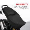 For Ducati Desert X Accessories DesertX 2022-2023 Motorcycle Seat Covers 3D Mesh Fabric Honeycomb Nylon Cushion