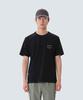 Snow Peak Aerocool W Patch Short Sleeve T-Shirt, XL, Black
