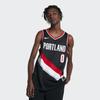 Nike NBA Colorblock Jersey, Trail Blazers Damian Lillard No. 0 Men Tops Black DB3328-010