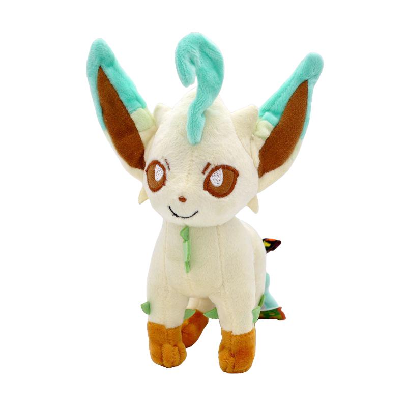 Plush New Eevee Evoli Sleep Plush Vaporeon Flareon Pikachu Peluche Sylveon Umbreon Stuffed Toys Cartoon Doll Gift