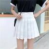 Summer Women Pleated Skirts Womens Mini Skirts High Waist White Black Skirts Sweet Girl Korean Skirts Vintage Skirt