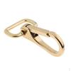 Brass Keyring Buckle Lobster Clasp for Purse Bag Straps - Golden, Inner Diameter 20mm