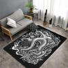 Черный Череп Сатана Ведьма Демон Коврики для гостиной Большой ковер для детей Коврик для игровой комнаты Подросток Инди-комната Уиджа Декор Пушистый коврик