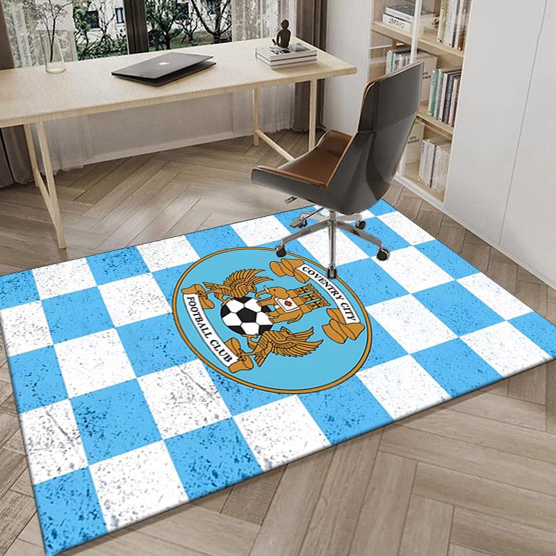 Newcastle United Crest Printed Area Rug for Office, Chair Rug, Decorative Carpet Floor Mat, Large Size Fan gifts Christmas gifts