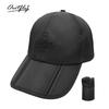 Spring and summer new outdoor sun protection sun hat folding sports travel cap fishing hat UV protection men's hat