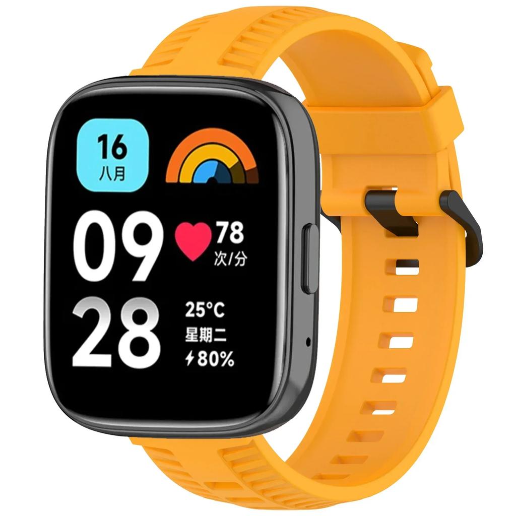 Силиконовый ремешок для Xiaomi Redmi Watch 3 Active/Lite Спортивный браслет для Redmi Watch 5 Active 22 мм Ремешок Браслет Аксессуары