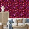 Ink Burgundy and Purple Wallpaper for Living Room and Bedroom 50x1000