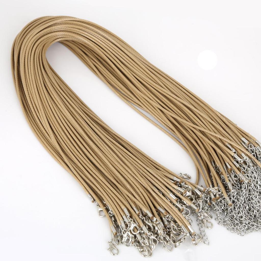 Кожаный шнур из искусственной кожи, веревка-омар для ожерелья и подвески «сделай сам», подвески ручной работы, фурнитура