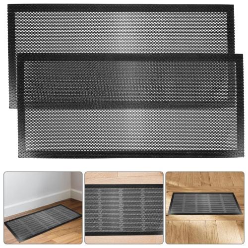 OSALADI 4-Piece Floor Vent Cover, Floor Register Mesh, Ventilation Mesh, Air Vent Screen Register, Floor Register Net, Floor Vent Vent Cover, Baby-Pro