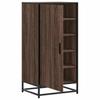 Shoe Rack Brown Oak Effect 48 x 38 x 97.5 cm Engineered Wood