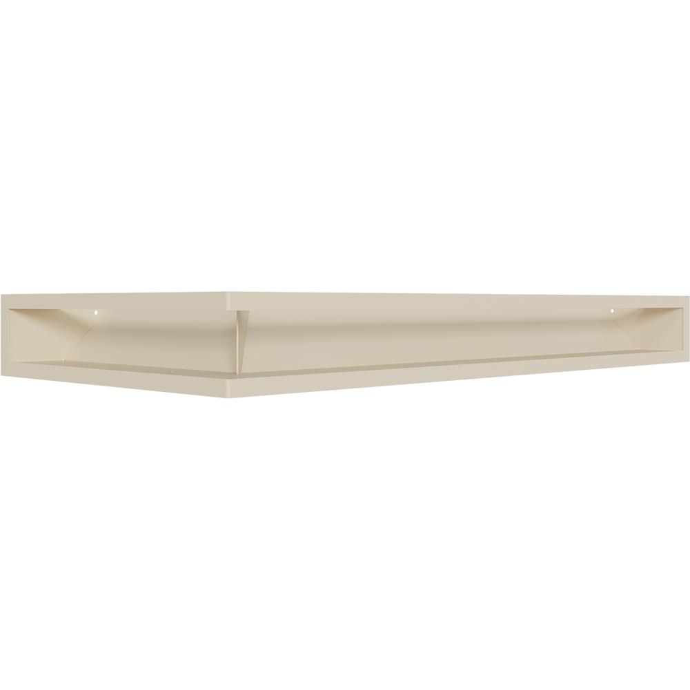 Vent Cover LUFT Corner Right 40x80x9 Cream