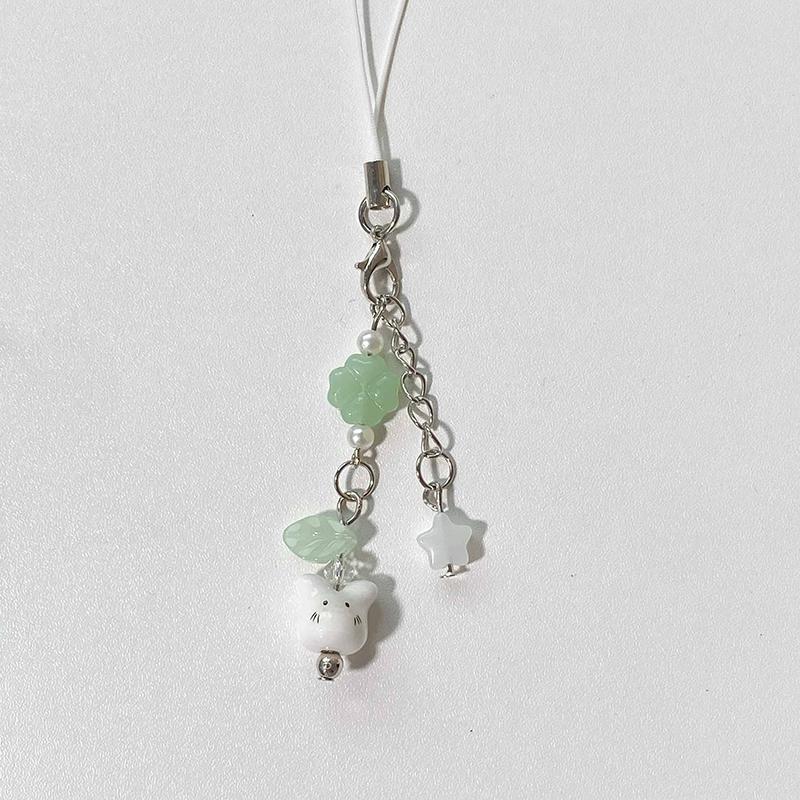 Y2K телефонные подвески подвеска Lucky Clover кролик цепочка ремешок шнурок для телефона сумка подвеска аксессуары