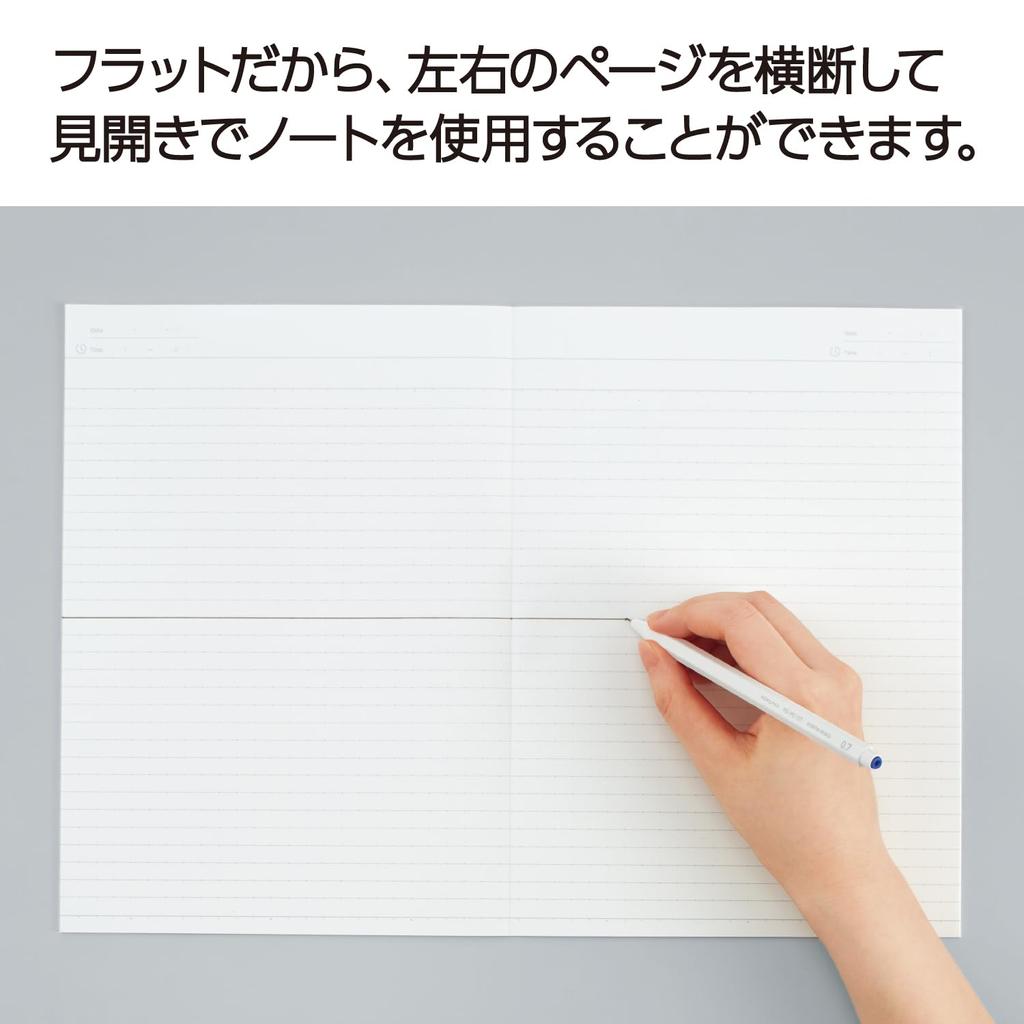 KOKUYO Campus Flat Feels Good Note Dot A Ruled B5 3 Color Pack NO-FL3CATX3